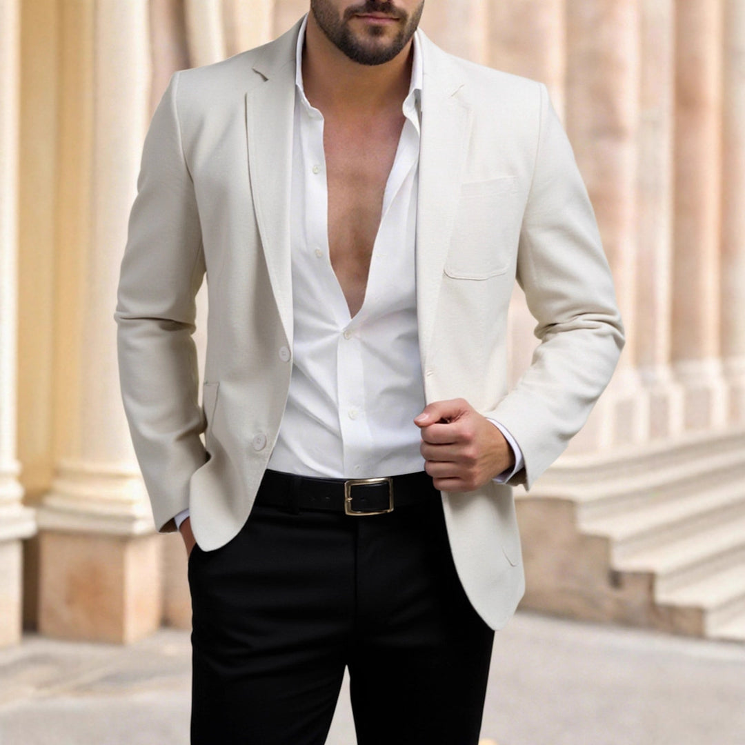 Herren eleganter Blazer mit modernem Schnitt Echoarchiv