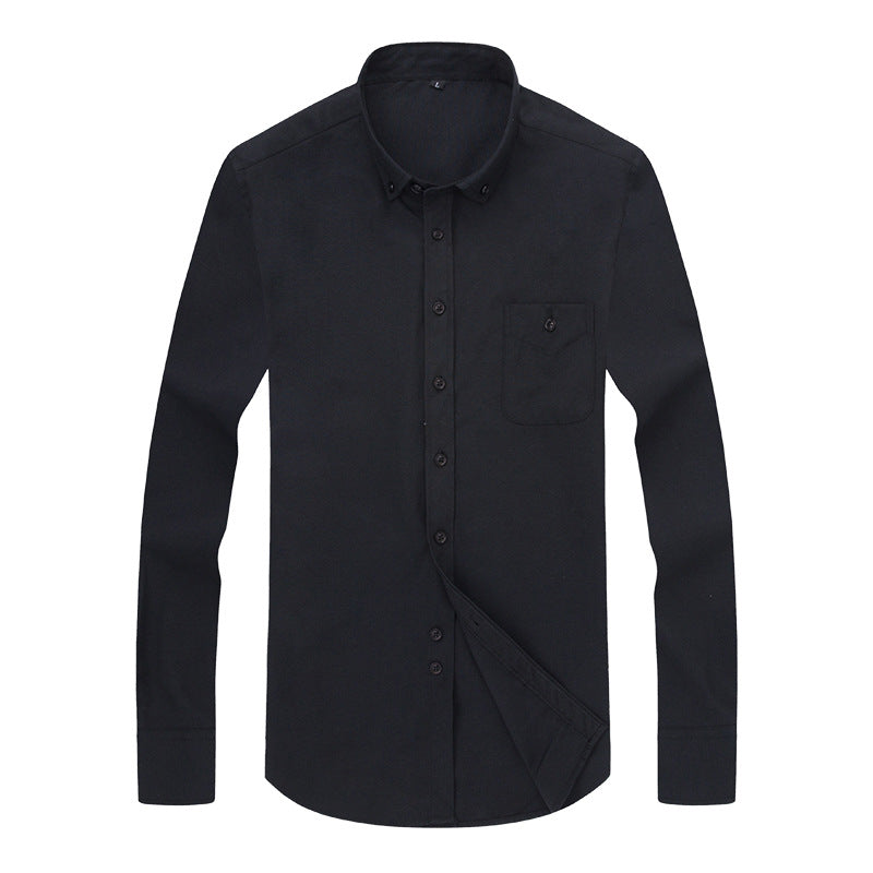 Herren Business-Hemd mit Button-Down-Kragen und Brusttasche Echoarchiv