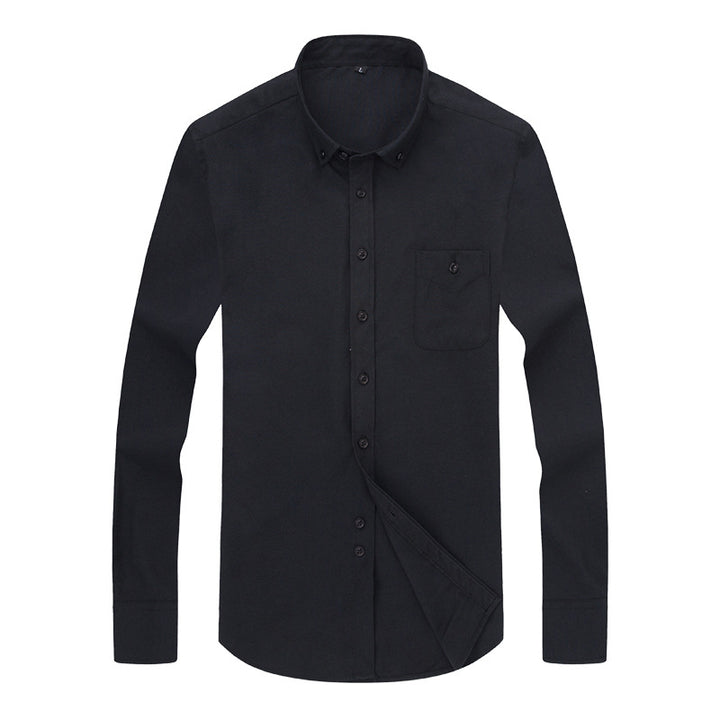 Herren Business-Hemd mit Button-Down-Kragen und Brusttasche Echoarchiv
