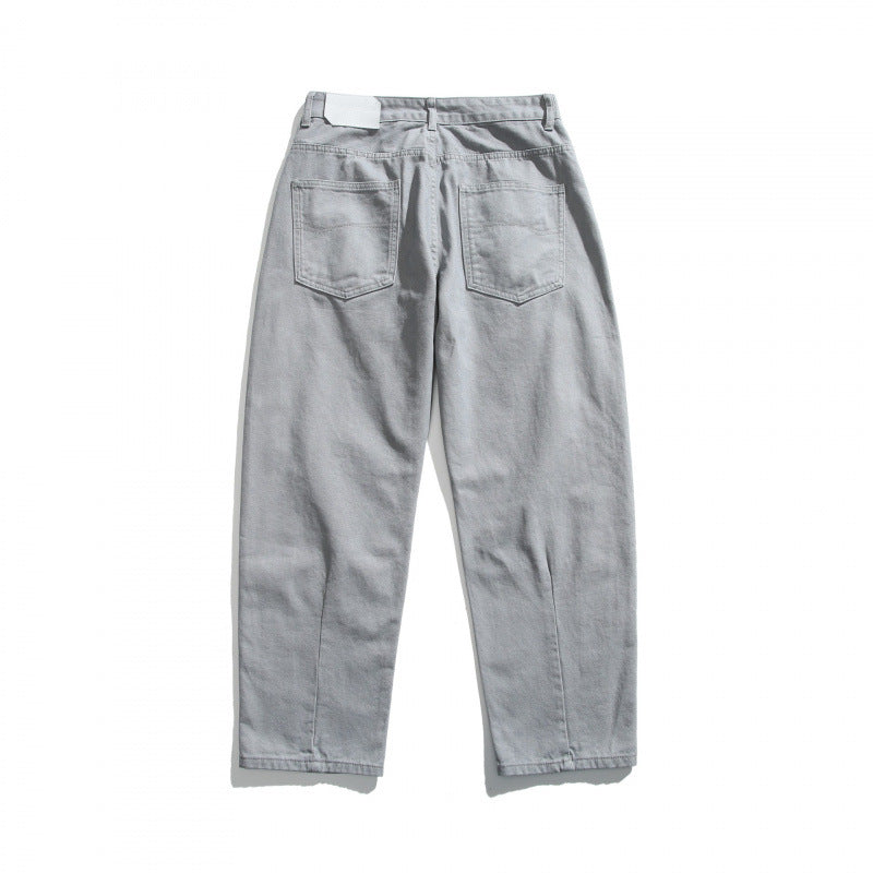 Herren Lässige Relaxed‑Fit Jeanshose mit Ziernähten und Knieabnähern Echo Archiv