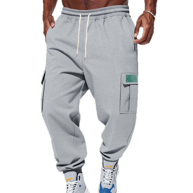 Herren nan Cargo Joggerhose mit elastischem Bund und seitlichen Utility-Taschen Echo Archiv