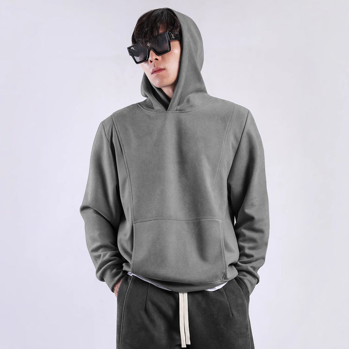 Herren Kapuzenpullover mit praktischem Kängurutaschen-Design und weichem Innenfutter Echoarchiv