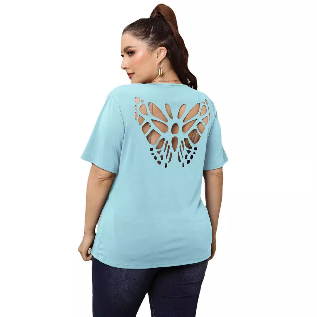Damen modisches Basic T-Shirt Echo Archiv