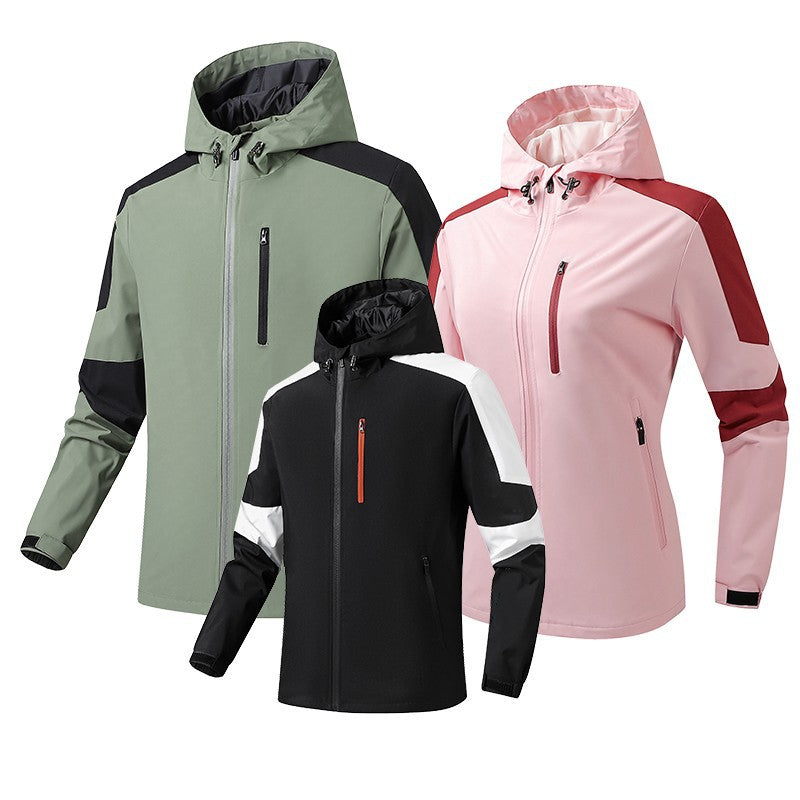 Herren Atmungsaktive Softshell-Trekkingjacke mit Kapuze und wasserdichter Membran – Taviero