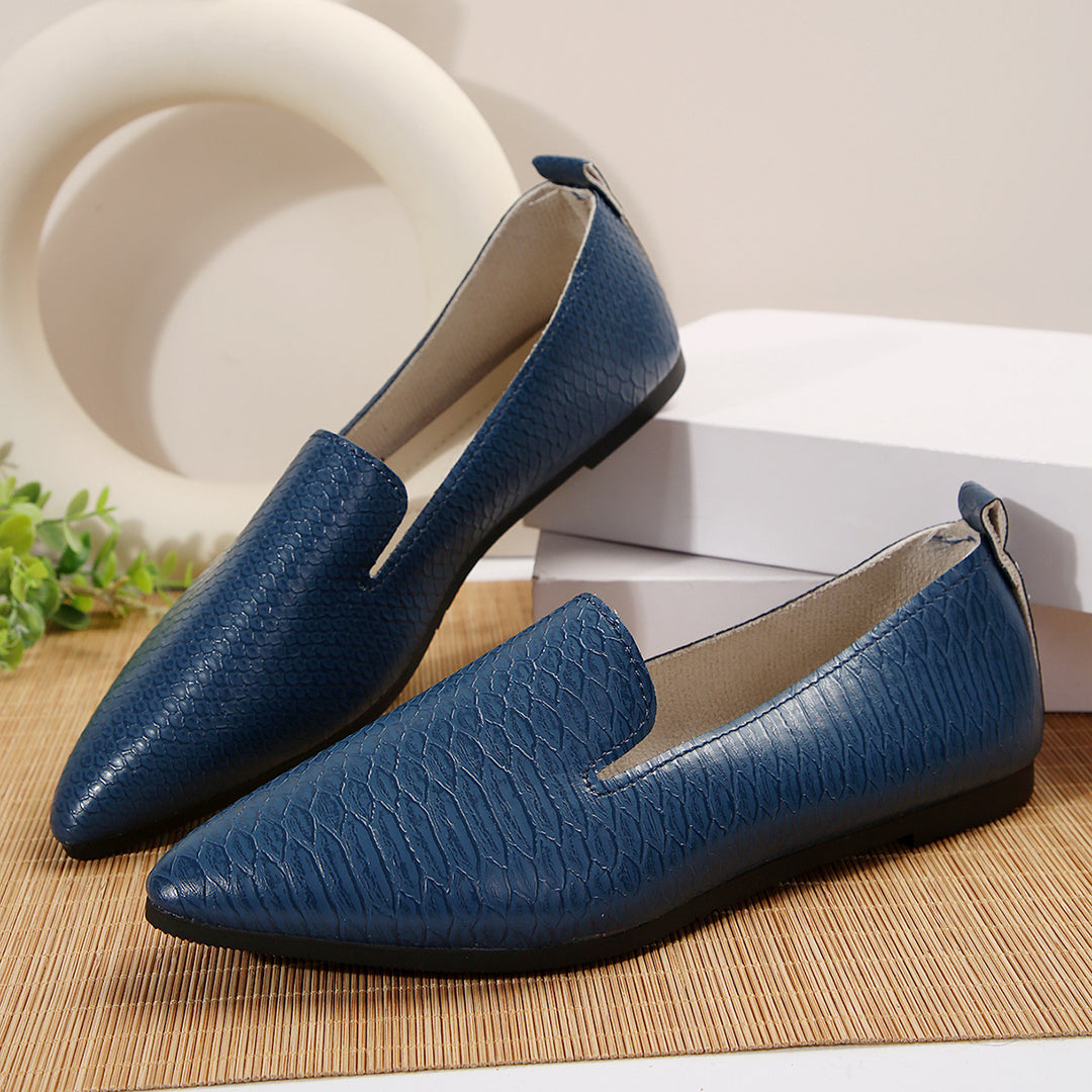 Damen  flexible Keil-Slipper mit Schlangenprägung, gepolstertem Komfortfußbett und rutschfester Gummisohle Echo Archiv