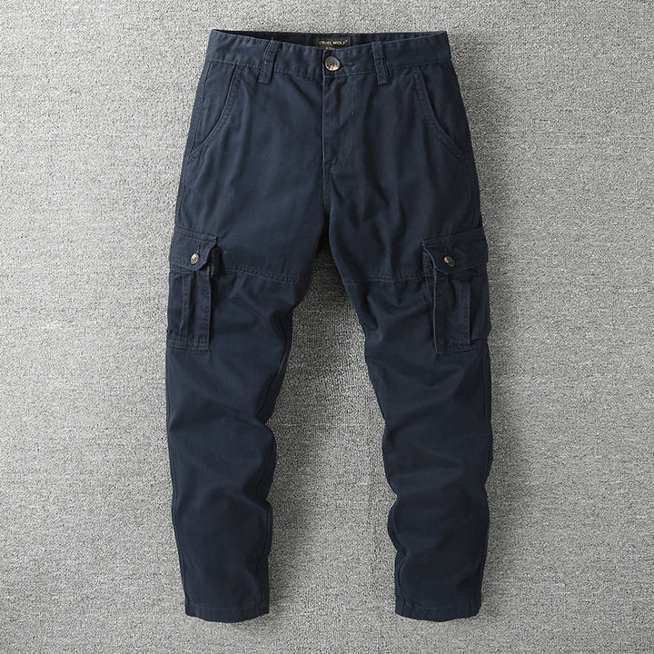 Herren Cargohose mit taktischem Tarnmuster und mehreren Klappentaschen Echoarchiv