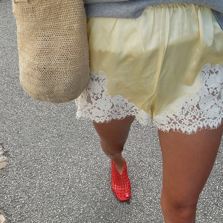 Damen Shorts mit Spitzenbesatz Echo Archiv