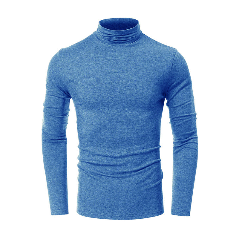Herren Eleganter Rollkragenpullover aus hochwertigem Baumwollmix Echoarchiv