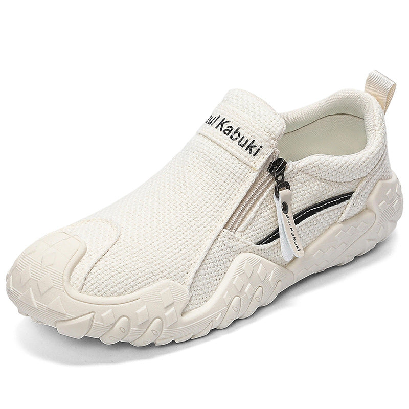 Herren Flexibler Strick-Sneaker mit Reißverschluss Echoarhiv – Norré