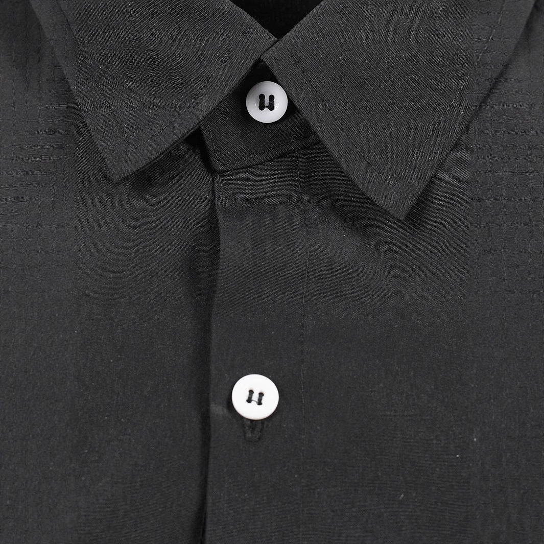Herren Kreatives Langarmhemd mit asymmetrischem Design Echoarchiv
