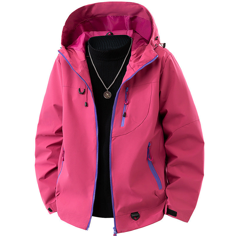Herren Technische Softshell Outdoorjacke mit Kapuze wasser- und winddichter Membran versiegelte Reißverschlüsse Echo Archiv