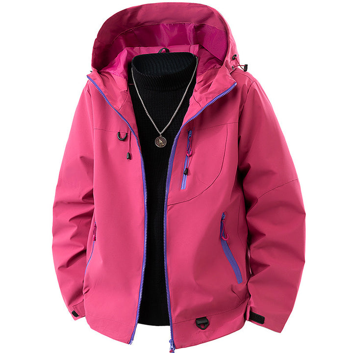 Herren Technische Softshell Outdoorjacke mit Kapuze wasser- und winddichter Membran versiegelte Reißverschlüsse Echo Archiv