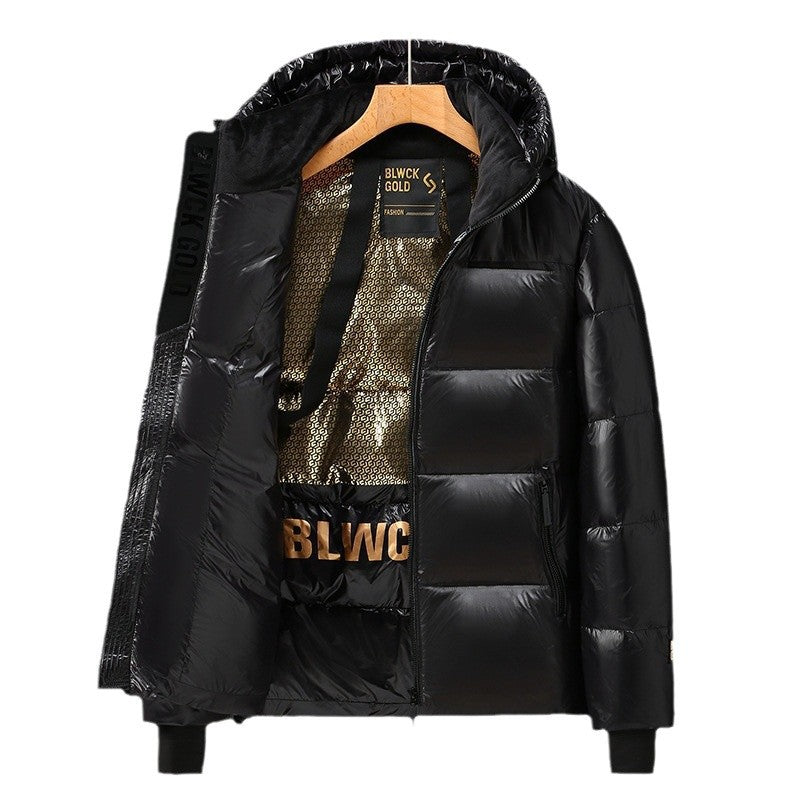 Unisex Glänzender Steppparka mit metallic‑Innenfutter und Tragegurten Echo Archiv
