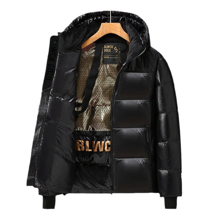 Unisex Glänzender Steppparka mit metallic‑Innenfutter und Tragegurten Echo Archiv