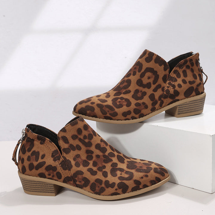 Damen nan spitz zulaufende Schlupf-Ankleboots mit kleinem Blockabsatz und ergonomischem Komfortfußbett Echo Archiv
