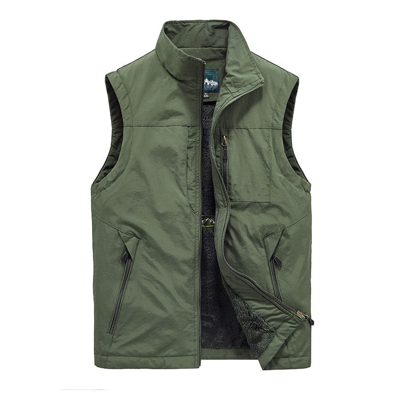 Herren Praktische Fleece Weste Echo Archiv