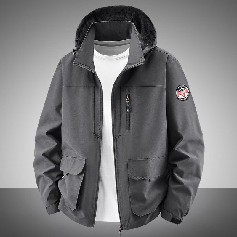 Herren Robuste Übergangsjacke mit praktischen Taschen Echo Archiv
