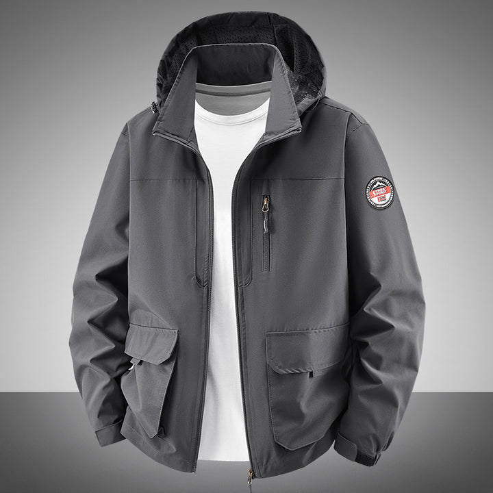 Herren Robuste Übergangsjacke mit praktischen Taschen Echo Archiv