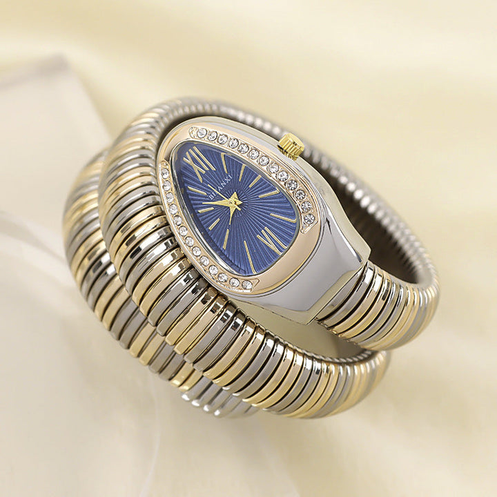 Echoarchiv | Schlangenuhr mit Quarzbewegung und Persönlichem Armband