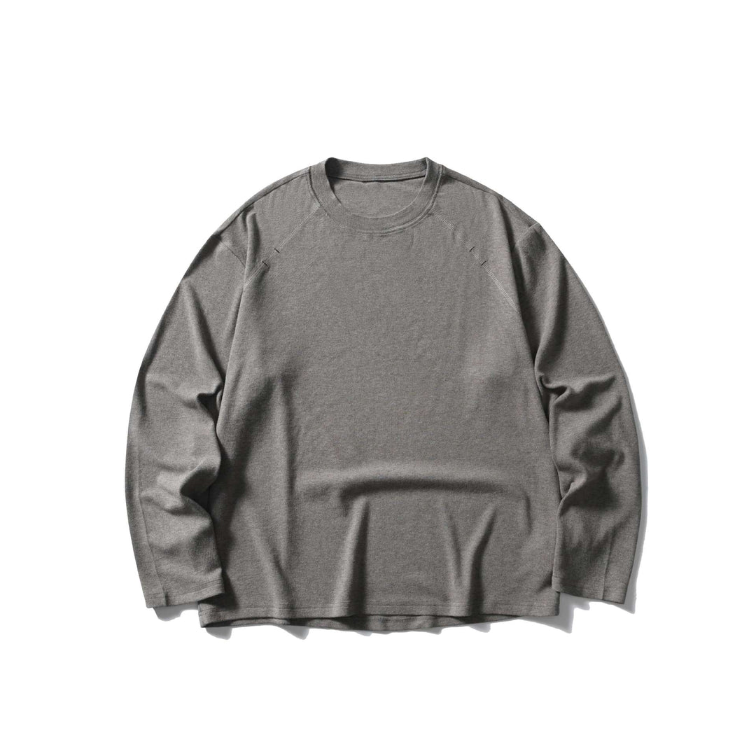 Unisex Oversize Rundhals-Sweatshirt mit Raglannähten und feiner Waffelstruktur Echoarchiv