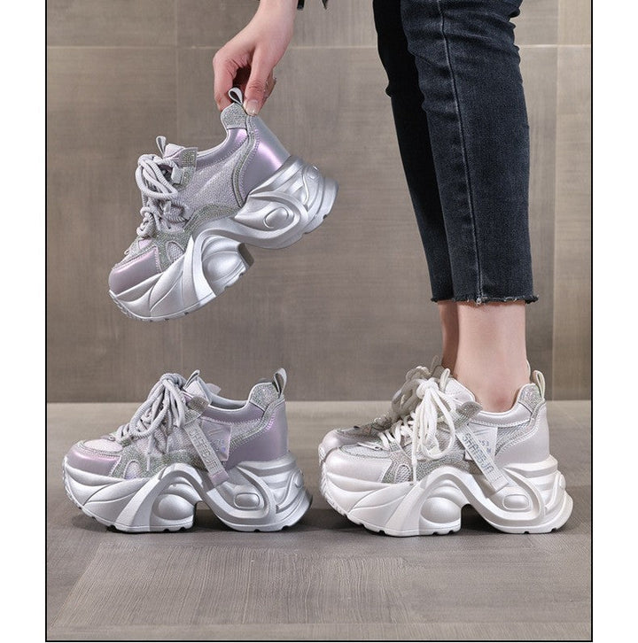 Damen Chunky Sneakers mit futuristischem Design und atmungsaktivem Obermaterial Echo Archiv