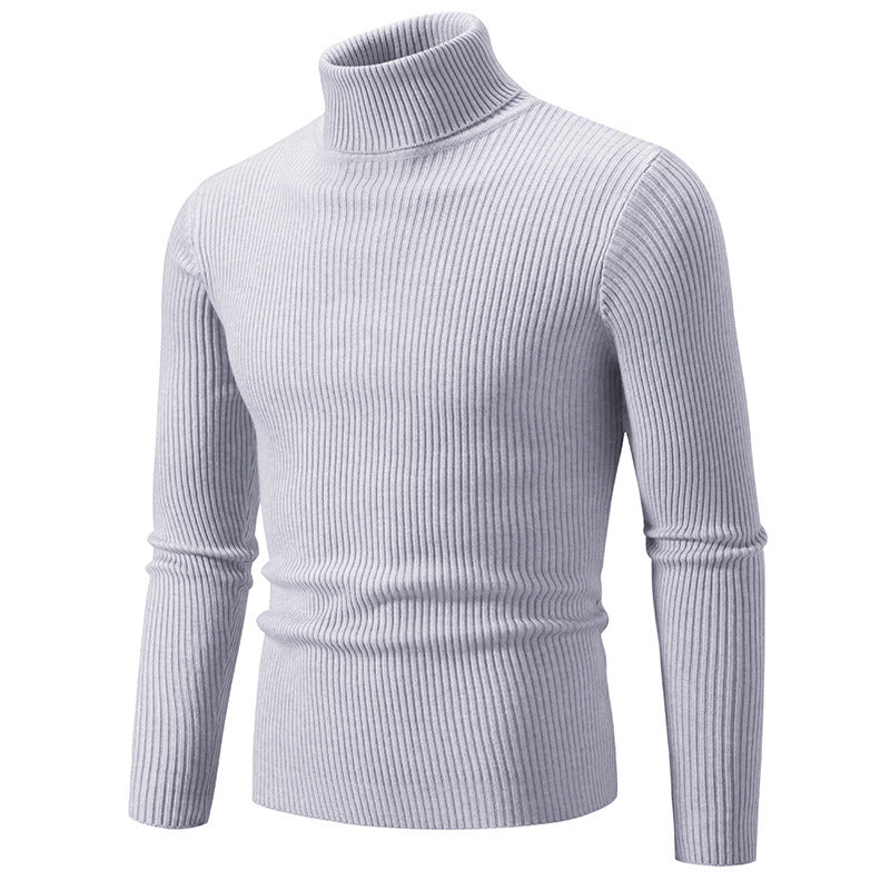 Herren feiner Rollkragenpullover aus langlebigem Strickmaterial Echoarchiv