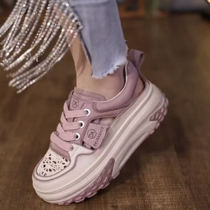 Damen Chunky Sneakers mit luftiger Mesh-Oberfläche und strapazierfähiger Sohle Echo Archiv