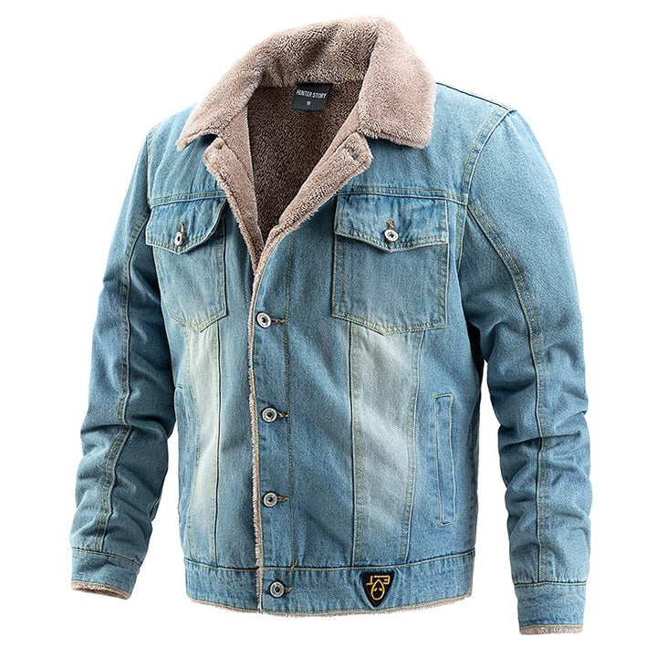 Herren Denimjacke mit Teddyfutter Echo Archiv