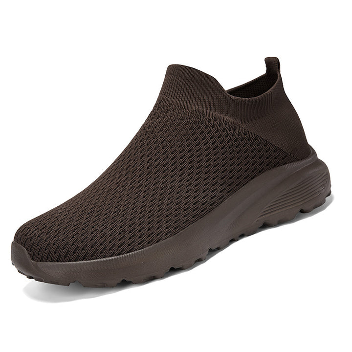 Unisex nan elastischer Strick-Schlupfschuh mit konturierter viskoelastischer Innensohle und rutschfester stoßdämpfender Laufsohle Echo Archiv