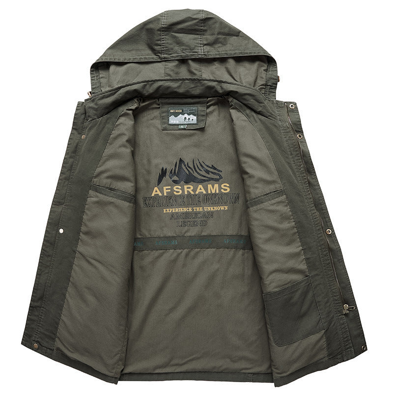 Herren Multifunktionale Übergangsjacke mit Kapuze Echo Archiv