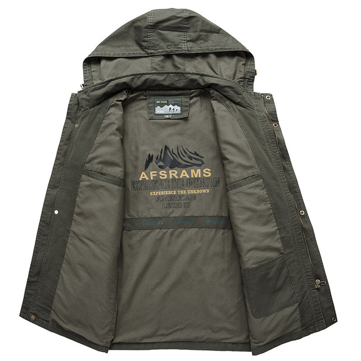 Herren Multifunktionale Übergangsjacke mit Kapuze Echo Archiv