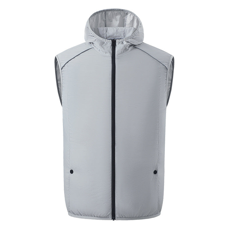 Herren nan leichte wasserdichte Kapuzenjacke winddicht mit reflektierenden Details Echo Archiv