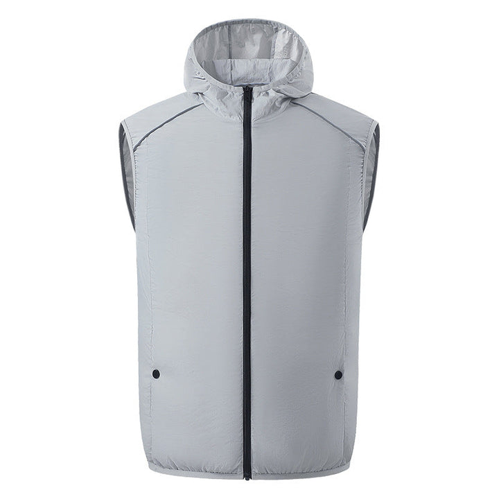 Herren nan leichte wasserdichte Kapuzenjacke winddicht mit reflektierenden Details Echo Archiv