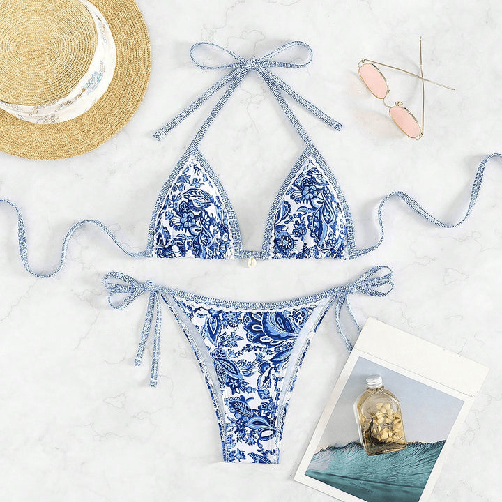 Damen Triangel-Bikini mit raffinierten Schnürdetails Echo Archiv