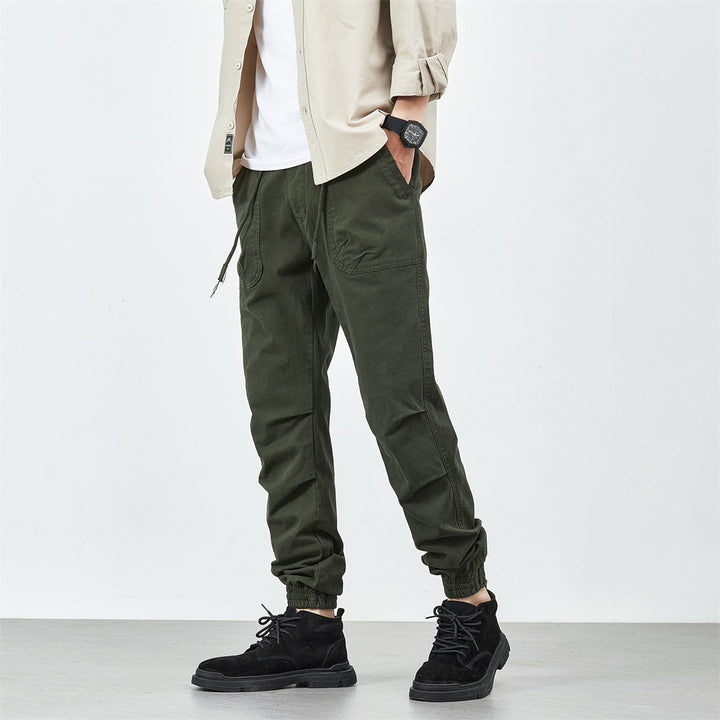 Herren bequeme Utility-Hose mit flexiblem Bund und multifunktionalen Taschen Echoarchiv