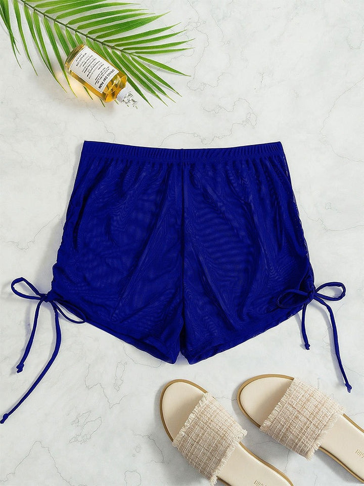 Damen Sportliche Shorts mit verspielten Rüschendetails Echo Archiv