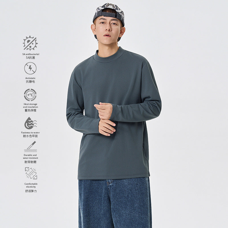 Damen Slim-Fit Langarmshirt mit Stehkragen aus funktionalem Jersey Echo Archiv