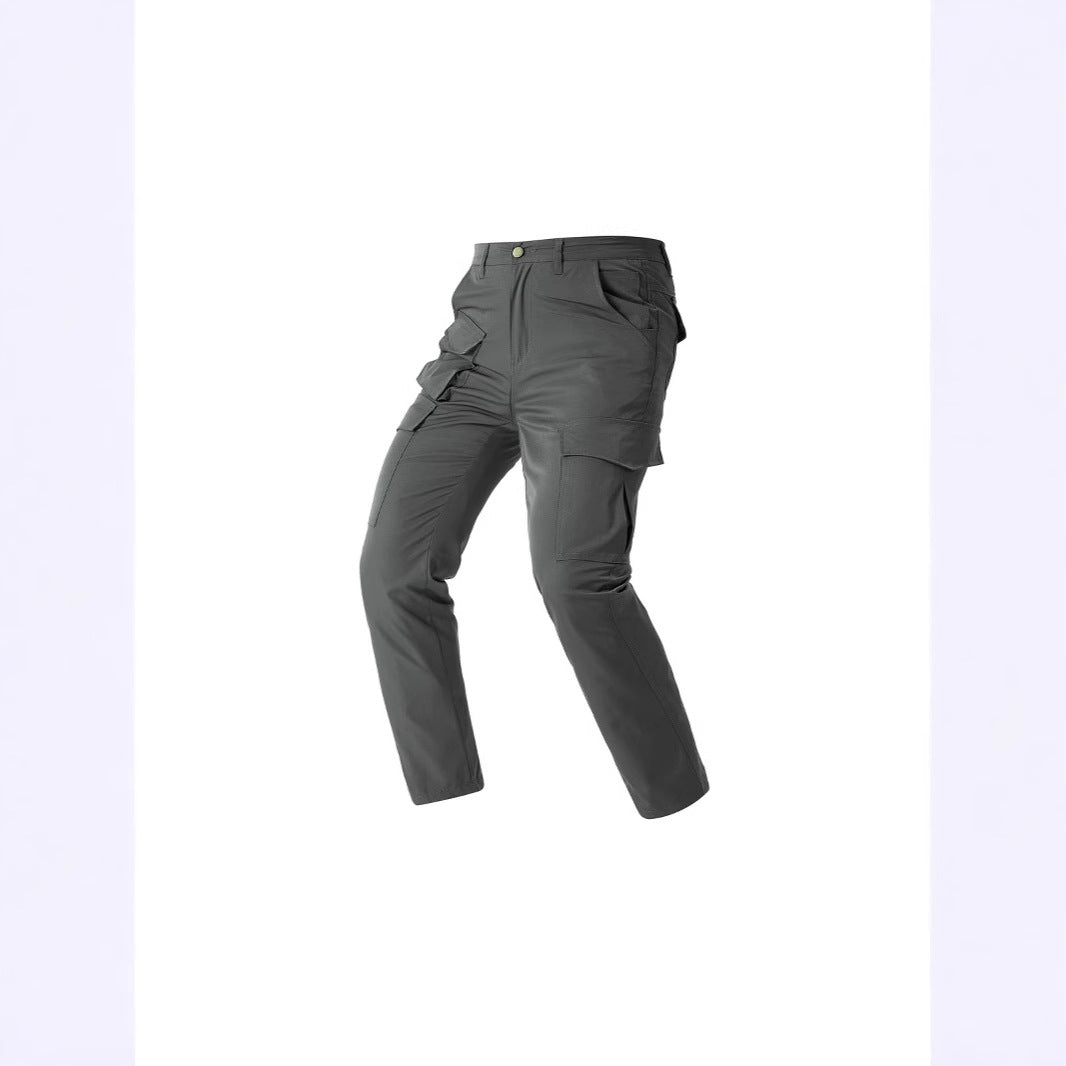 Herren Cargohosen mit vielseitigen Funktionstaschen und elastischem Bund Echoarchiv