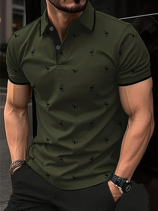 Herren modisches Poloshirt Echoarchiv