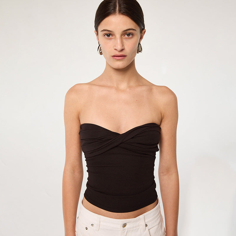 Damen Bandeau-Crop-Top Echo Archiv