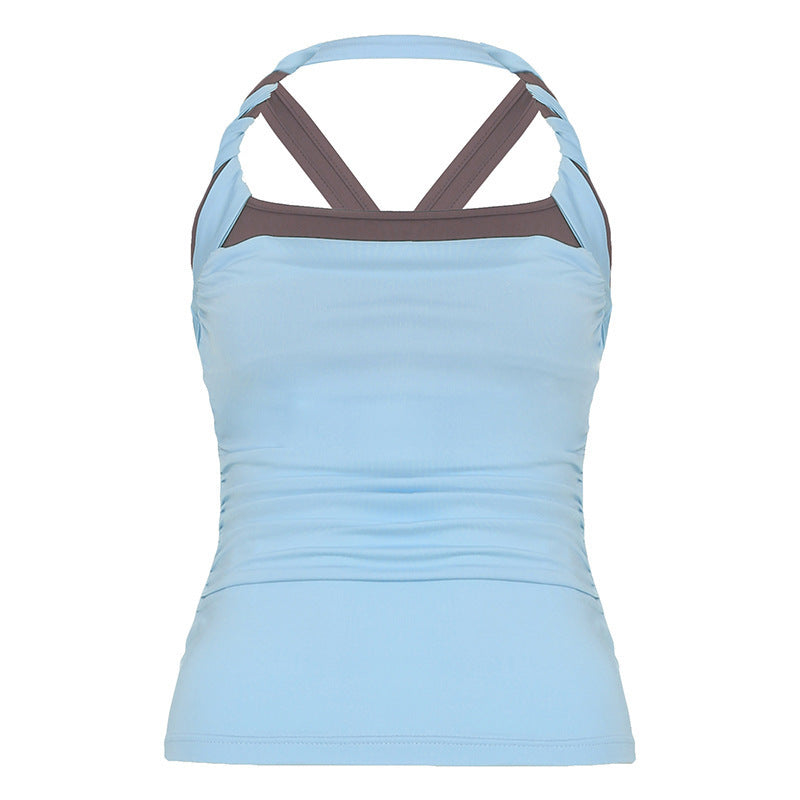 Damen Sportliches Tanktop mit modischem Trägerdesign und figurformendem Schnitt Echo Archiv