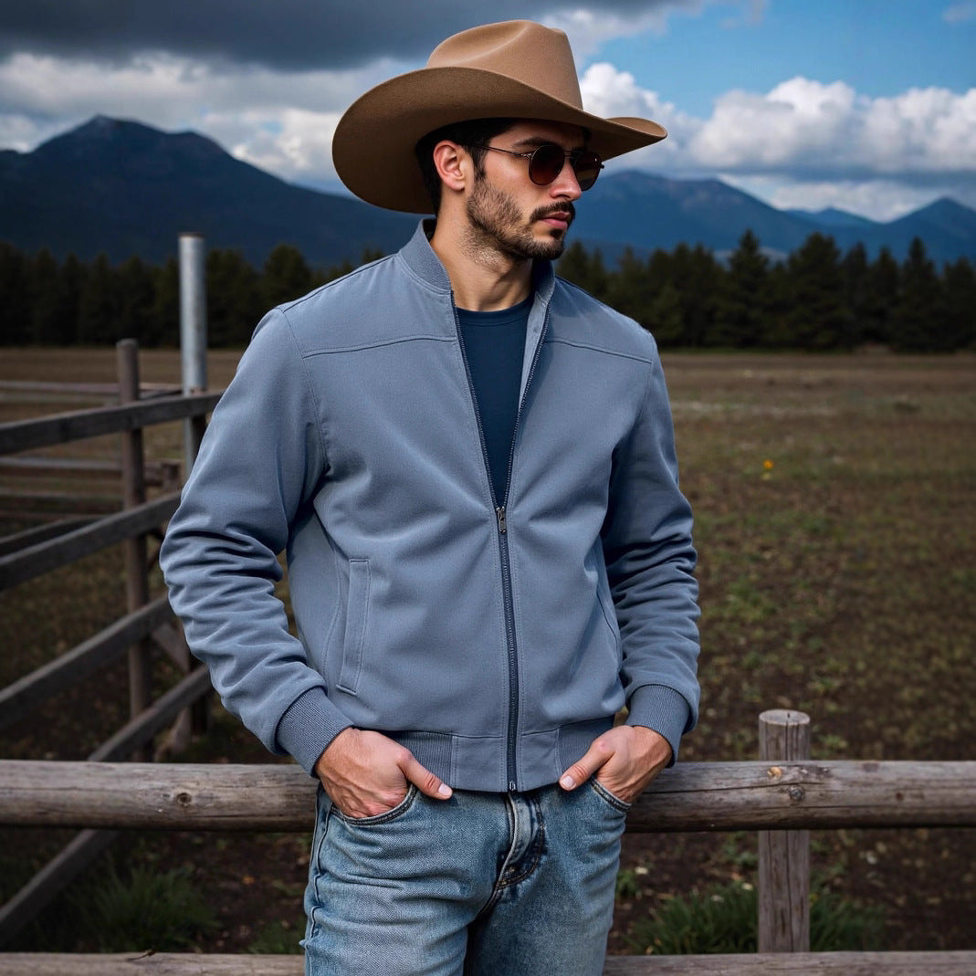 Herren sportliche Bomberjacke mit eleganten Details Echoarchiv