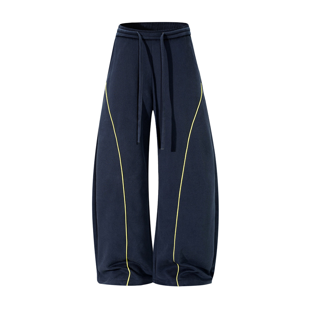 Herren Bequeme Sport-Jogginghose mit elastischem Bund und Kontraststreifen Echo Archiv