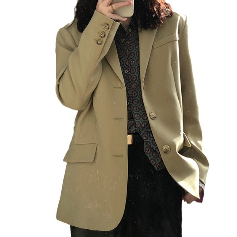 Damen Modischer Oversized Blazer Echoarchiv