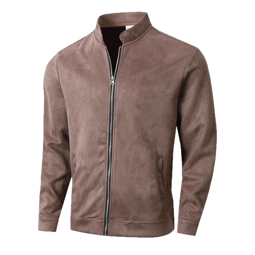 Herren elegante und bequeme Softshelljacke mit hohem Kragen und Durchgehendem Reißverschluss Echoarchiv