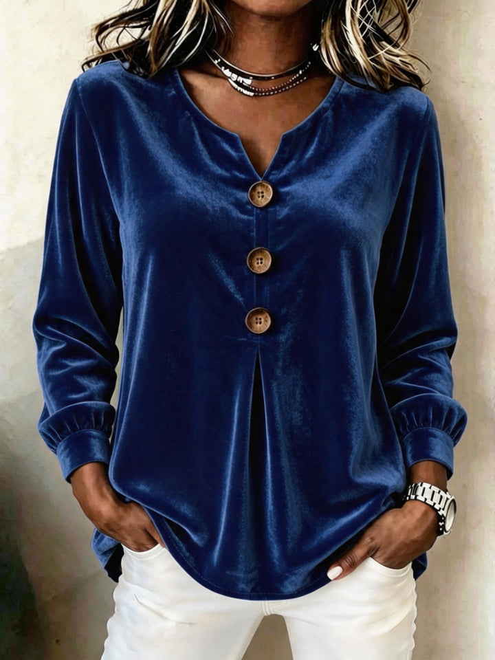 Damen Elegante und komfortable Veloursbluse Echo Archiv