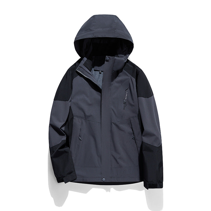 Damen zweilagige Softshell‑Outdoorjacke mit abnehmbarem Fleece‑Innenlayer und Kapuze Echoarchiv
