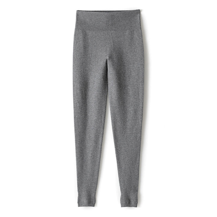 Damen Hochtaillierte Feinstrick-Leggings mit nahtlosem Komfortbund Echoarchiv