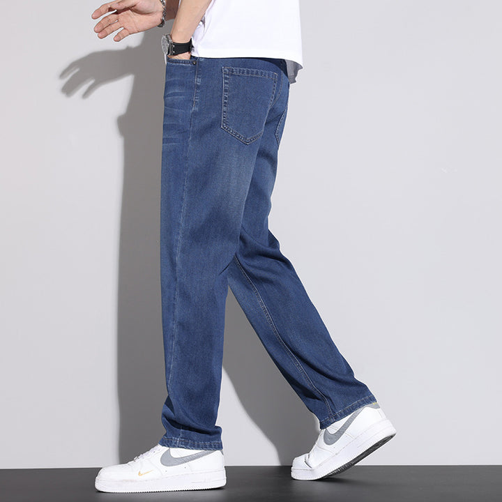 Herren lässige Relaxed Fit Jeanshose Echoarchiv