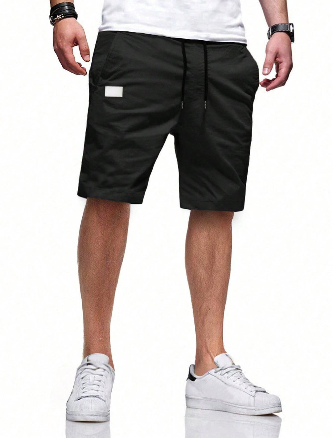 Herren bequeme Sport Shorts mit praktischen Taschen und elastischem Bund – Marzano